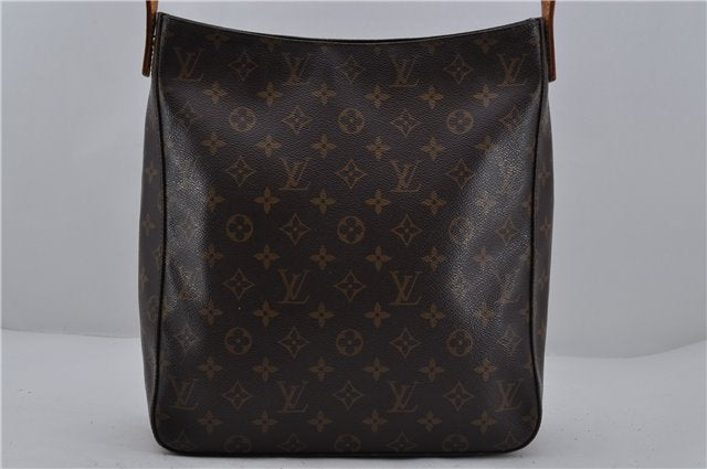 Authentic Louis Vuitton Monogram Looping GM Shoulder Bag M51145 LV 6023E