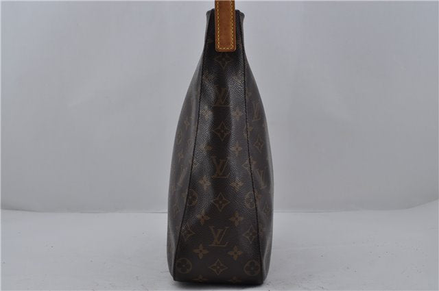 Authentic Louis Vuitton Monogram Looping GM Shoulder Bag M51145 LV 6023E
