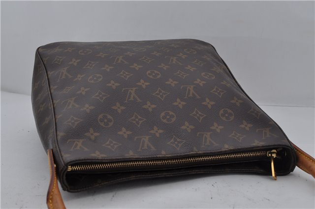 Authentic Louis Vuitton Monogram Looping GM Shoulder Bag M51145 LV 6023E