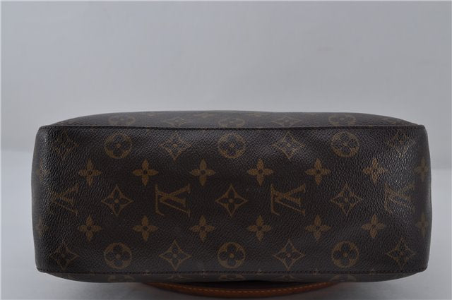 Authentic Louis Vuitton Monogram Looping GM Shoulder Bag M51145 LV 6023E