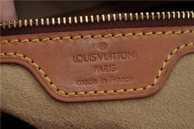 Authentic Louis Vuitton Monogram Looping GM Shoulder Bag M51145 LV 6023E