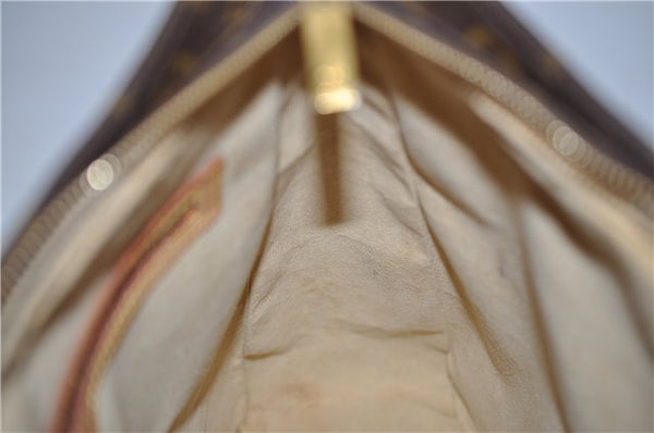 Authentic Louis Vuitton Monogram Looping GM Shoulder Bag M51145 LV 6023E