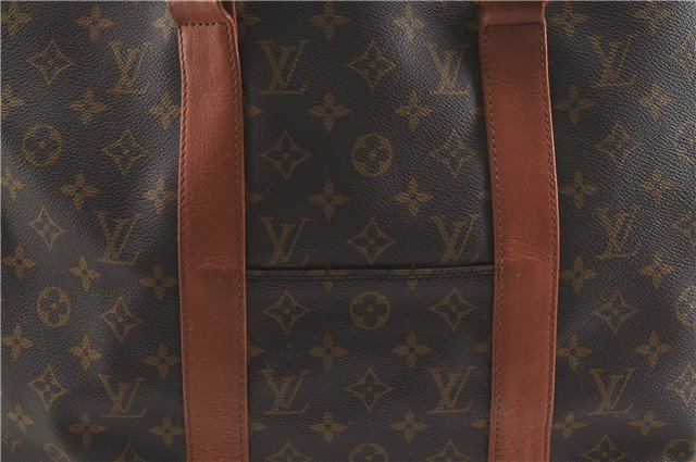 Auth Louis Vuitton Monogram Sac Weekend GM Vintage Tote Hand Bag M42420 LV 6024D