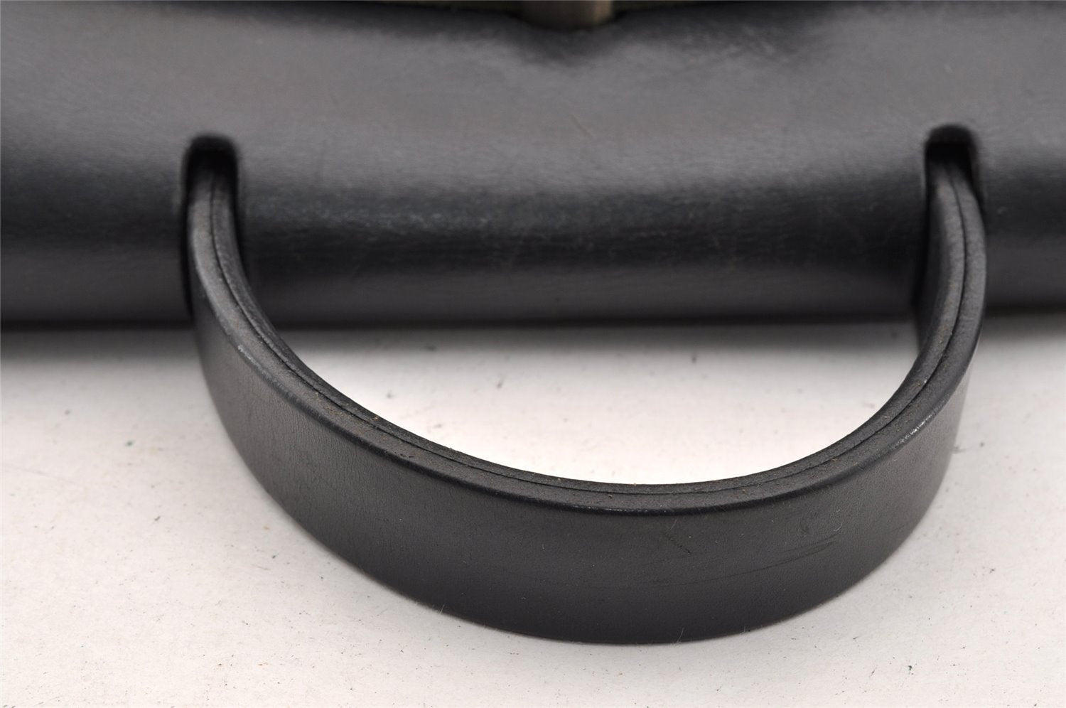 Authentic HERMES Her Bag Ado 2 In 1 2Way Backpack Canvas Leather Black 6025I