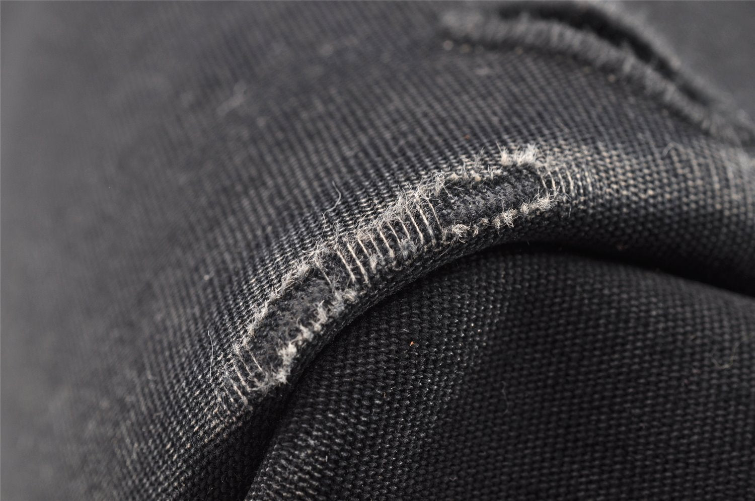 Authentic HERMES Her Bag Ado 2 In 1 2Way Backpack Canvas Leather Black 6025I