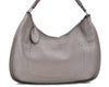 Authentic FENDI Selleria Shoulder Bag Leather Gray Brown 6026B