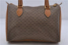 Authentic GUCCI Micro GG PVC Leather Hand Bag Purse Brown 6026C