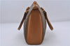 Authentic GUCCI Micro GG PVC Leather Hand Bag Purse Brown 6026C