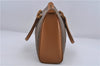 Authentic GUCCI Micro GG PVC Leather Hand Bag Purse Brown 6026C