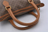 Authentic GUCCI Micro GG PVC Leather Hand Bag Purse Brown 6026C
