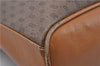 Authentic GUCCI Micro GG PVC Leather Hand Bag Purse Brown 6026C