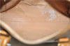 Authentic GUCCI Micro GG PVC Leather Hand Bag Purse Brown 6026C