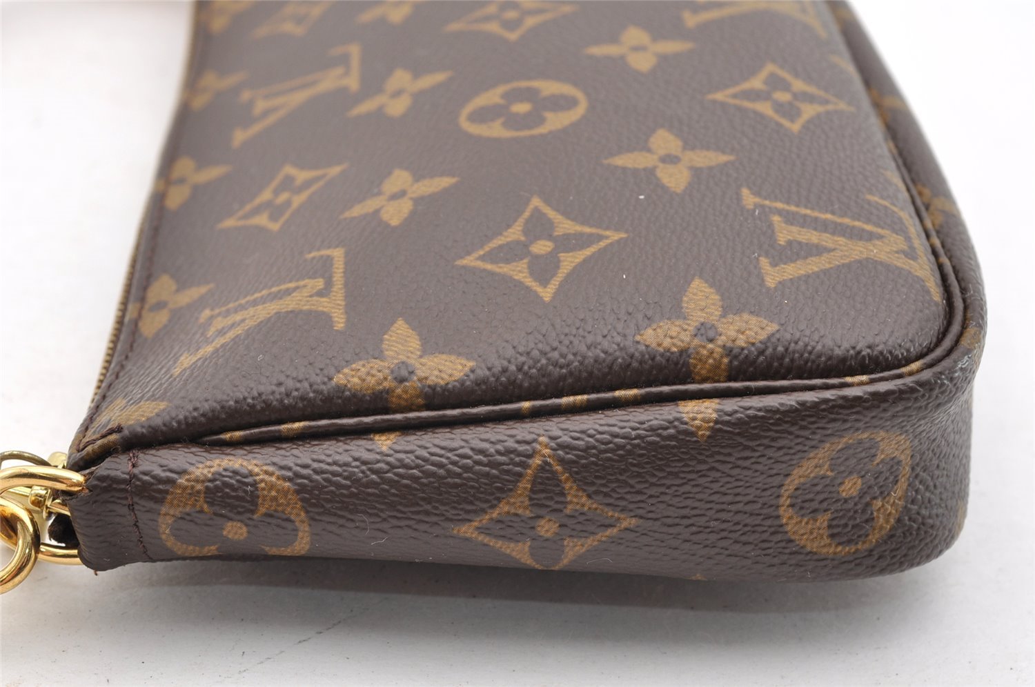 Authentic Louis Vuitton Monogram Pochette Accessoires Pouch M51980 LV 6027I