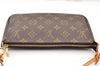 Authentic Louis Vuitton Monogram Pochette Accessoires Pouch M51980 LV 6027I