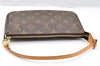 Authentic Louis Vuitton Monogram Pochette Accessoires Pouch M51980 LV 6027I