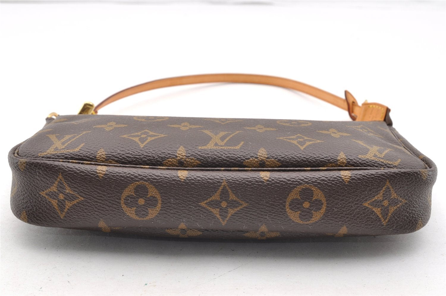 Authentic Louis Vuitton Monogram Pochette Accessoires Pouch M51980 LV 6027I