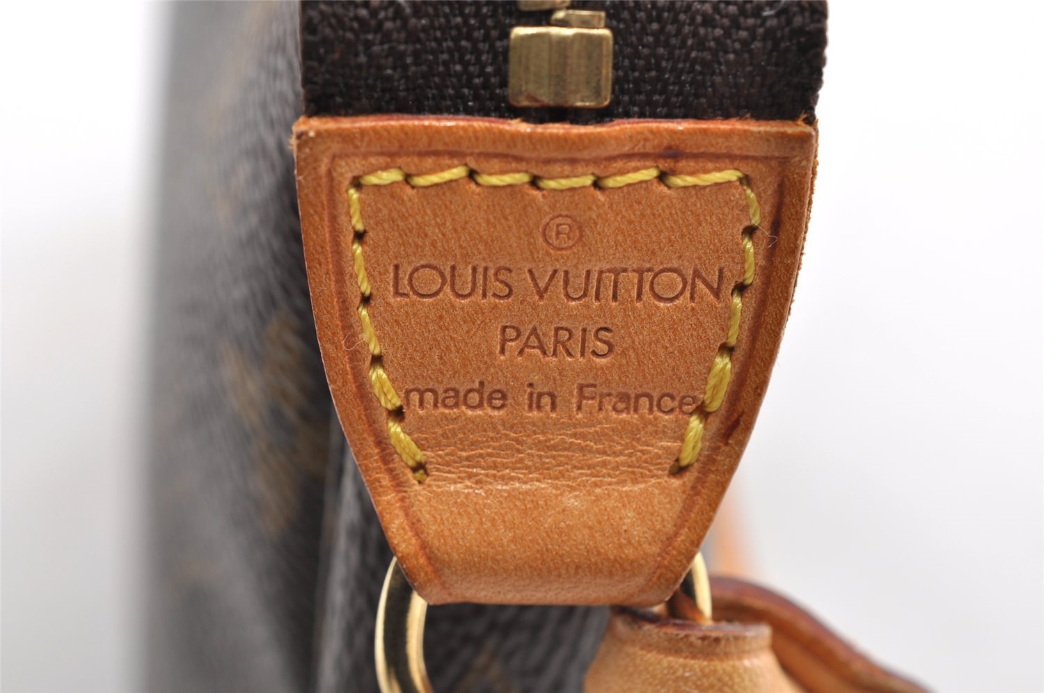 Authentic Louis Vuitton Monogram Pochette Accessoires Pouch M51980 LV 6027I