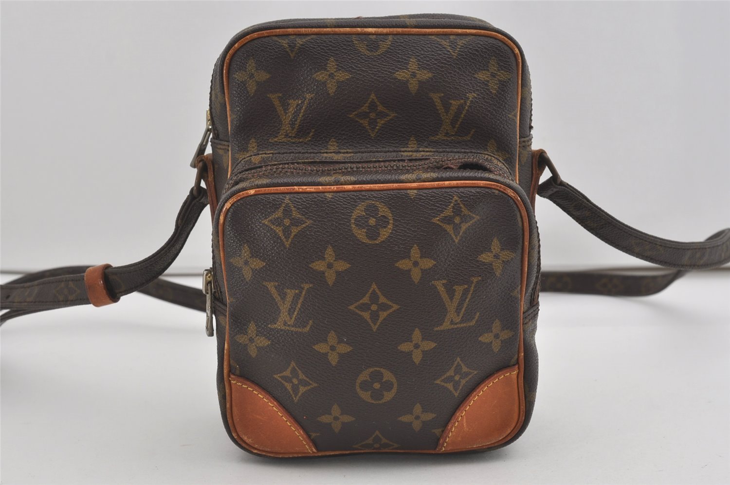 Authentic Louis Vuitton Monogram Amazone Shoulder Cross Bag M45236 LV Junk 6028I