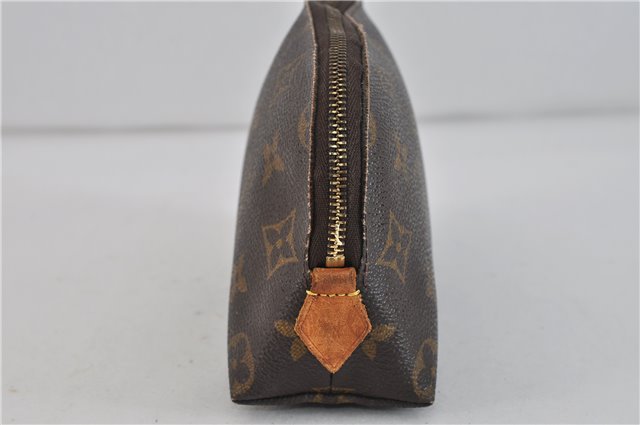 Authentic LOUIS VUITTON Monogram Pochette Cosmetic Pouch M47515 LV 6029C