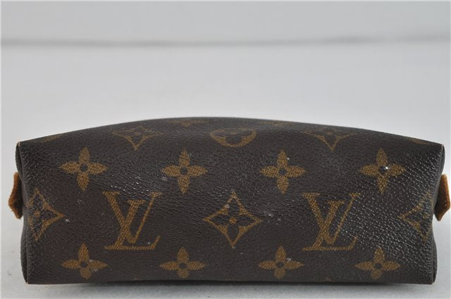 Authentic LOUIS VUITTON Monogram Pochette Cosmetic Pouch M47515 LV 6029C