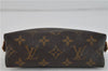 Authentic LOUIS VUITTON Monogram Pochette Cosmetic Pouch M47515 LV 6029C