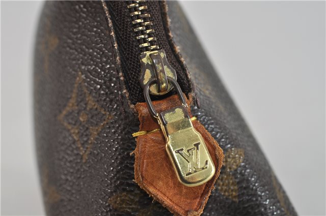 Authentic LOUIS VUITTON Monogram Pochette Cosmetic Pouch M47515 LV 6029C