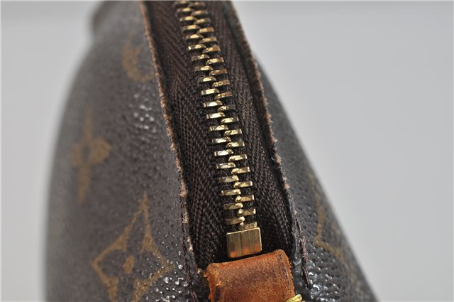 Authentic LOUIS VUITTON Monogram Pochette Cosmetic Pouch M47515 LV 6029C