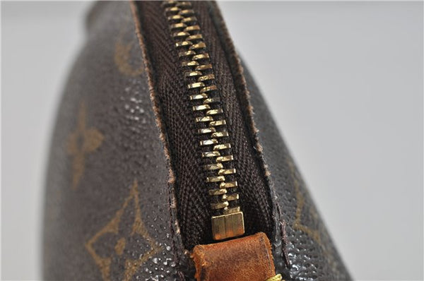 Authentic LOUIS VUITTON Monogram Pochette Cosmetic Pouch M47515 LV 6029C
