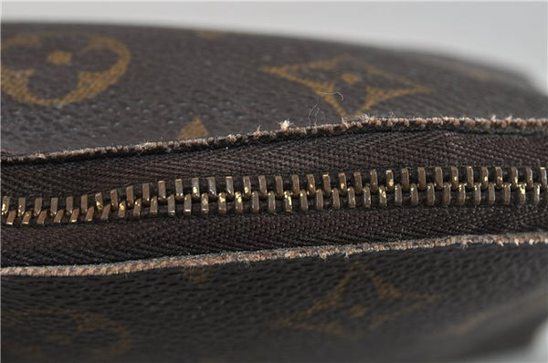 Authentic LOUIS VUITTON Monogram Pochette Cosmetic Pouch M47515 LV 6029C