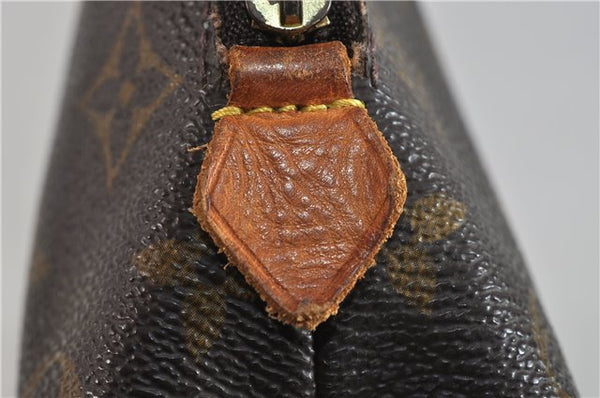 Authentic LOUIS VUITTON Monogram Pochette Cosmetic Pouch M47515 LV 6029C