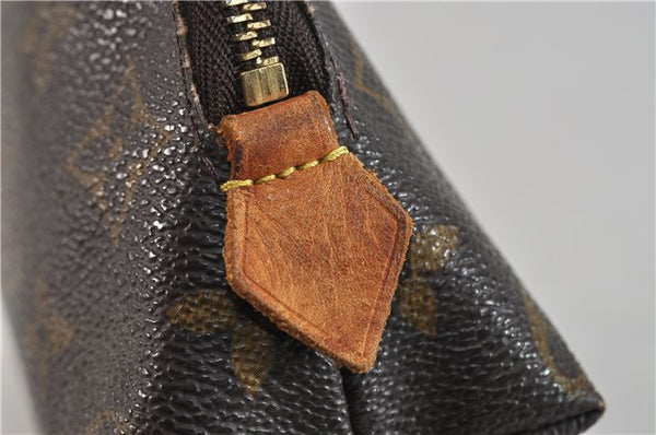 Authentic LOUIS VUITTON Monogram Pochette Cosmetic Pouch M47515 LV 6029C