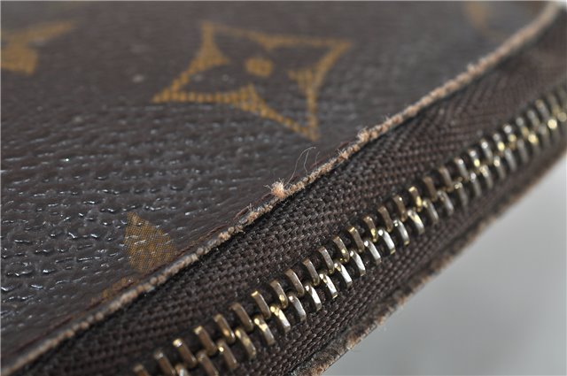 Authentic LOUIS VUITTON Monogram Pochette Cosmetic Pouch M47515 LV 6029C