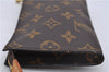 Authentic LOUIS VUITTON Monogram Pouch For Bucket PM LV 6030C