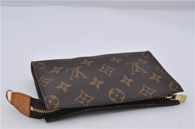 Authentic LOUIS VUITTON Monogram Pouch For Bucket PM LV 6030C