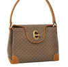 Authentic GUCCI Micro GG PVC Leather Shoulder Hand Bag Purse Brown Junk 6030I