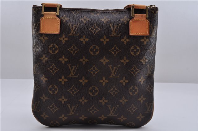 Auth Louis Vuitton Monogram Pochette Bosphore Shoulder Cross Bag M40044 LV 6031E