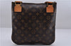 Auth Louis Vuitton Monogram Pochette Bosphore Shoulder Cross Bag M40044 LV 6031E