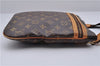 Auth Louis Vuitton Monogram Pochette Bosphore Shoulder Cross Bag M40044 LV 6031E