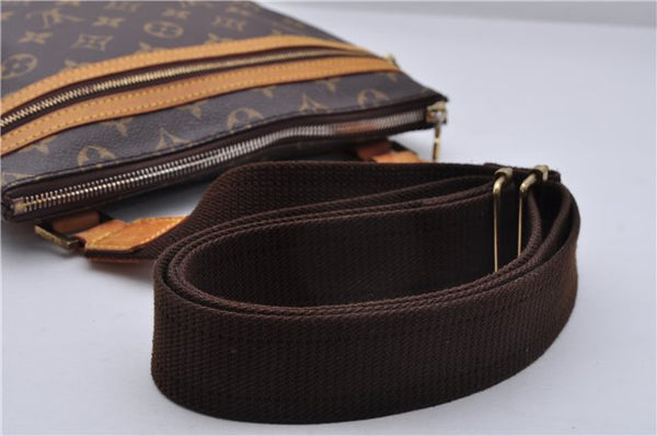 Auth Louis Vuitton Monogram Pochette Bosphore Shoulder Cross Bag M40044 LV 6031E