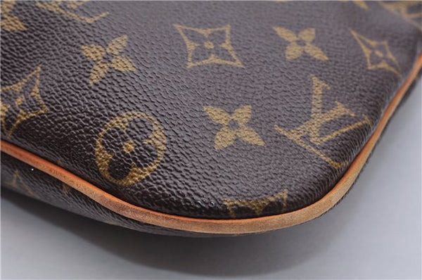 Auth Louis Vuitton Monogram Pochette Bosphore Shoulder Cross Bag M40044 LV 6031E