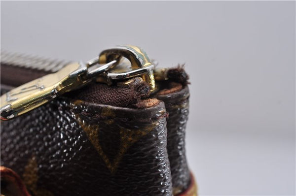 Auth Louis Vuitton Monogram Pochette Bosphore Shoulder Cross Bag M40044 LV 6031E