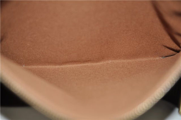 Auth Louis Vuitton Monogram Pochette Bosphore Shoulder Cross Bag M40044 LV 6031E