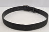 Authentic GUCCI Belt Canvas Leather 76.5-81.5cm 30.1-32.1" 106412 Brown 6031I