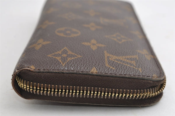 Authentic Louis Vuitton Monogram Zippy Long Wallet Purse M60017 LV Junk 6032I