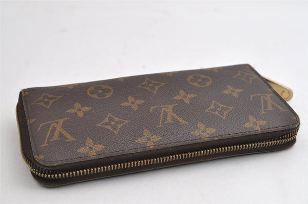 Authentic Louis Vuitton Monogram Zippy Long Wallet Purse M60017 LV Junk 6032I