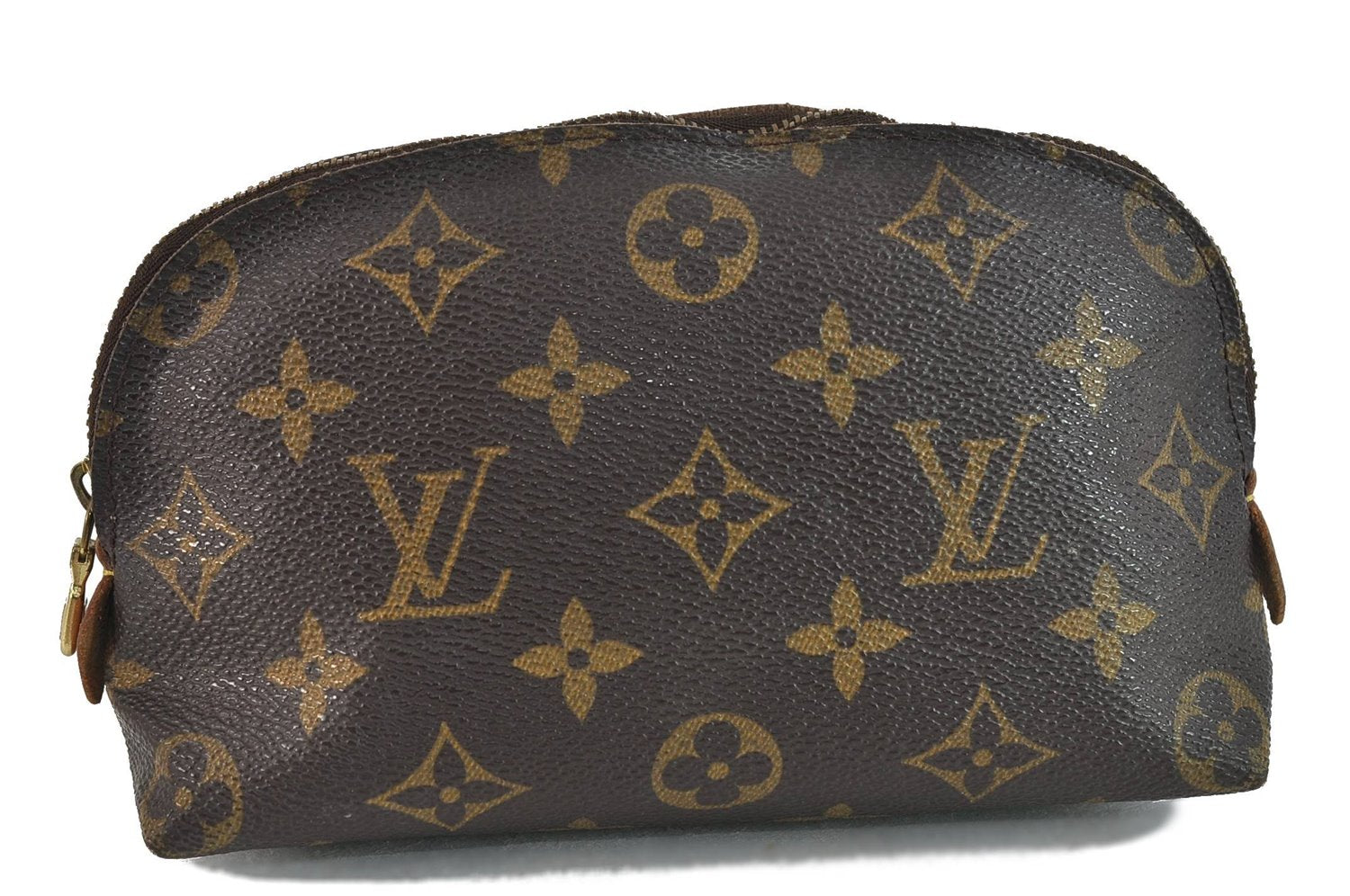 Authentic LOUIS VUITTON Monogram Pochette Cosmetic Pouch M47515 LV Junk 6034C