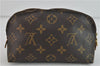 Authentic LOUIS VUITTON Monogram Pochette Cosmetic Pouch M47515 LV Junk 6034C