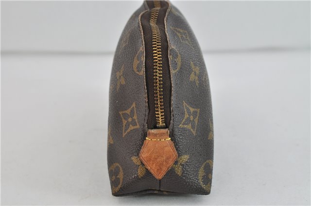 Authentic LOUIS VUITTON Monogram Pochette Cosmetic Pouch M47515 LV Junk 6034C