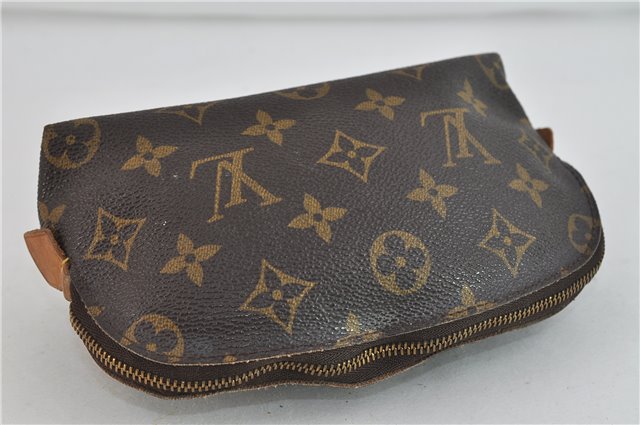 Authentic LOUIS VUITTON Monogram Pochette Cosmetic Pouch M47515 LV Junk 6034C