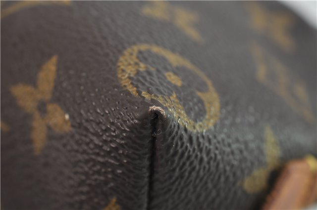 Authentic LOUIS VUITTON Monogram Pochette Cosmetic Pouch M47515 LV Junk 6034C